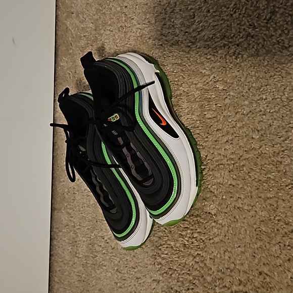 Nike Air Max 97 'City Pride Dallas Home' Black Green Sneaker sz 5.5Y - Picture 2 of 8